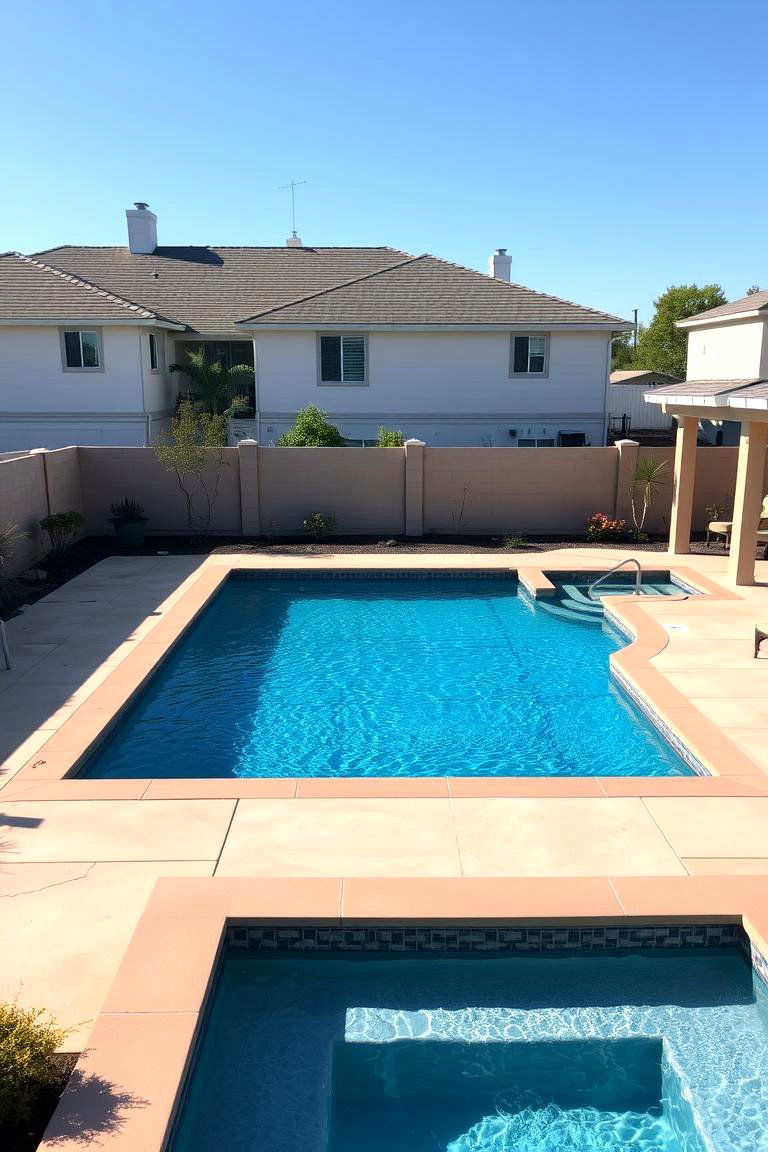 Thinking About Long Term Maintenance Costs - 24 Rectangle Pool With Hot Tub