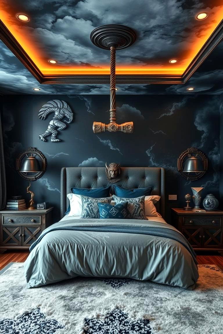 Thors Thunderous Escape - 24 Marvel Bedroom Ideas