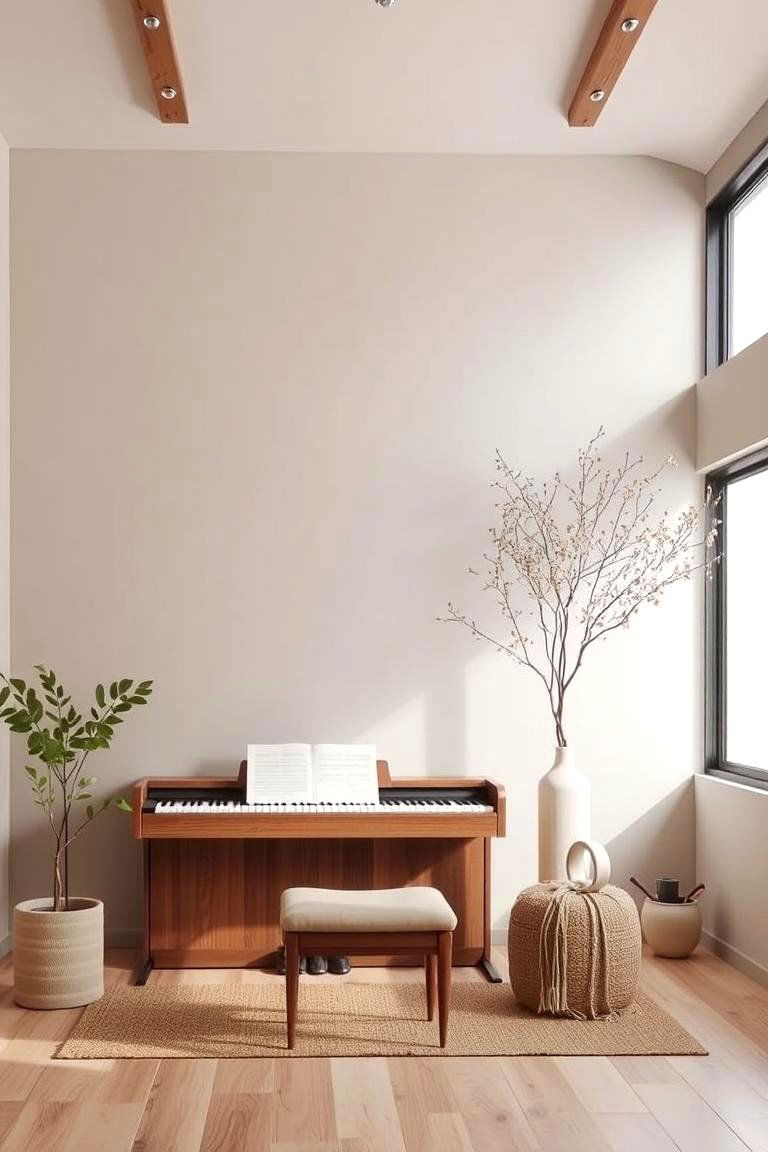 Those Tranquil Piano Chamber - 24 Piano Room Ideas