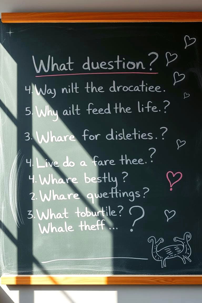 Thought Provoking Questions - 24 Chalkboard Ideas
