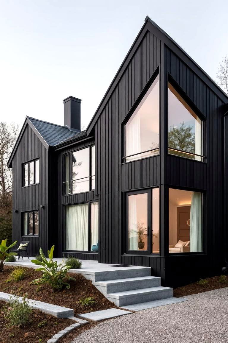 Timeless Appeal - 24 Modern Black Houses