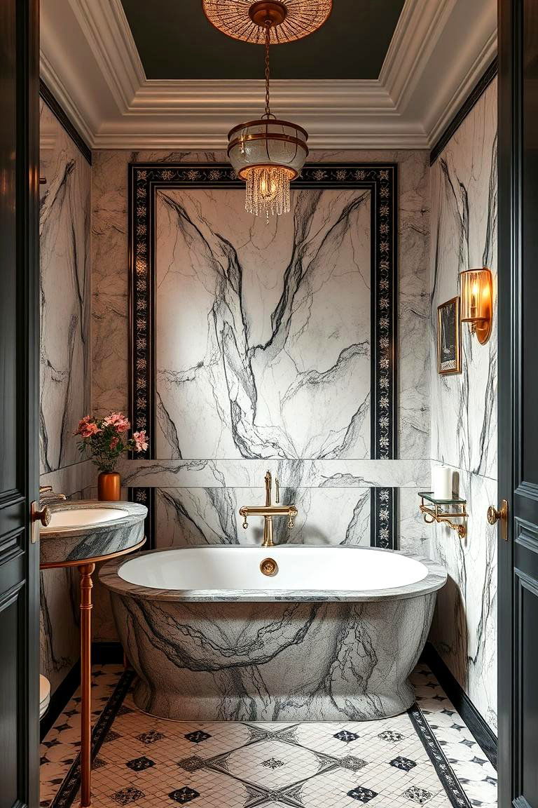 Timeless Art Deco Fusion - 24 Art Deco Bathroom Ideas