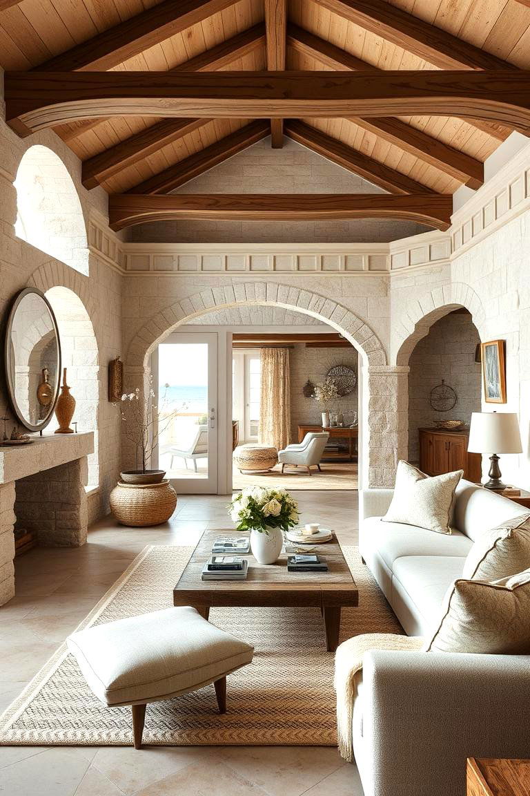 Timeless Beach House Elegance - 24 Coastal Living Room Ideas