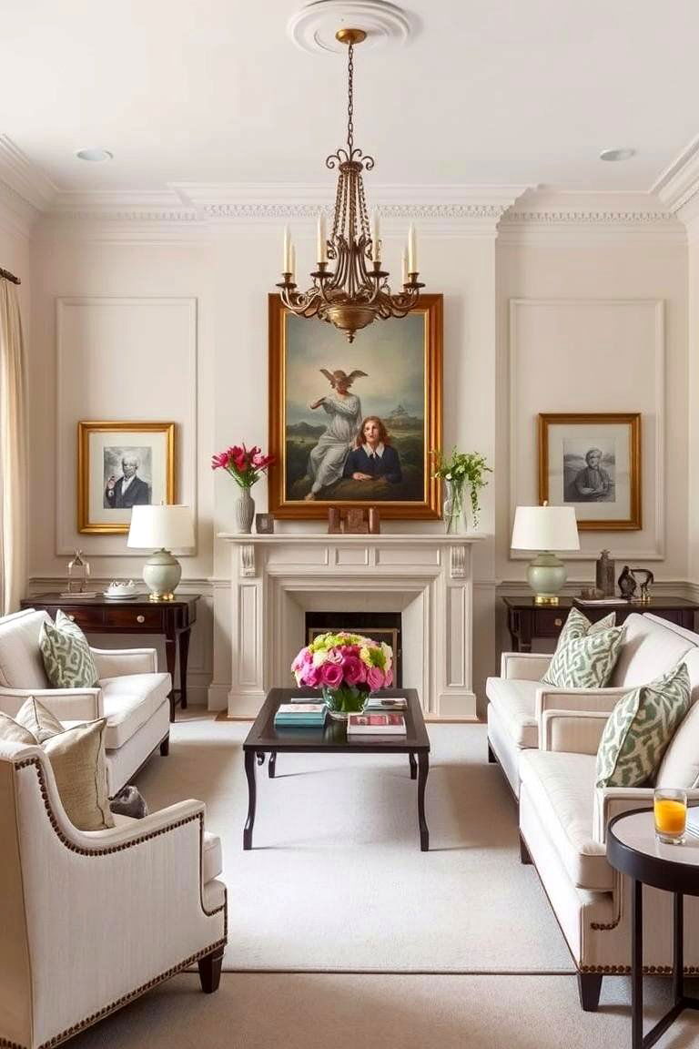 Timeless Beauty - 24 Dulux Egyptian Cotton Living Room Ideas