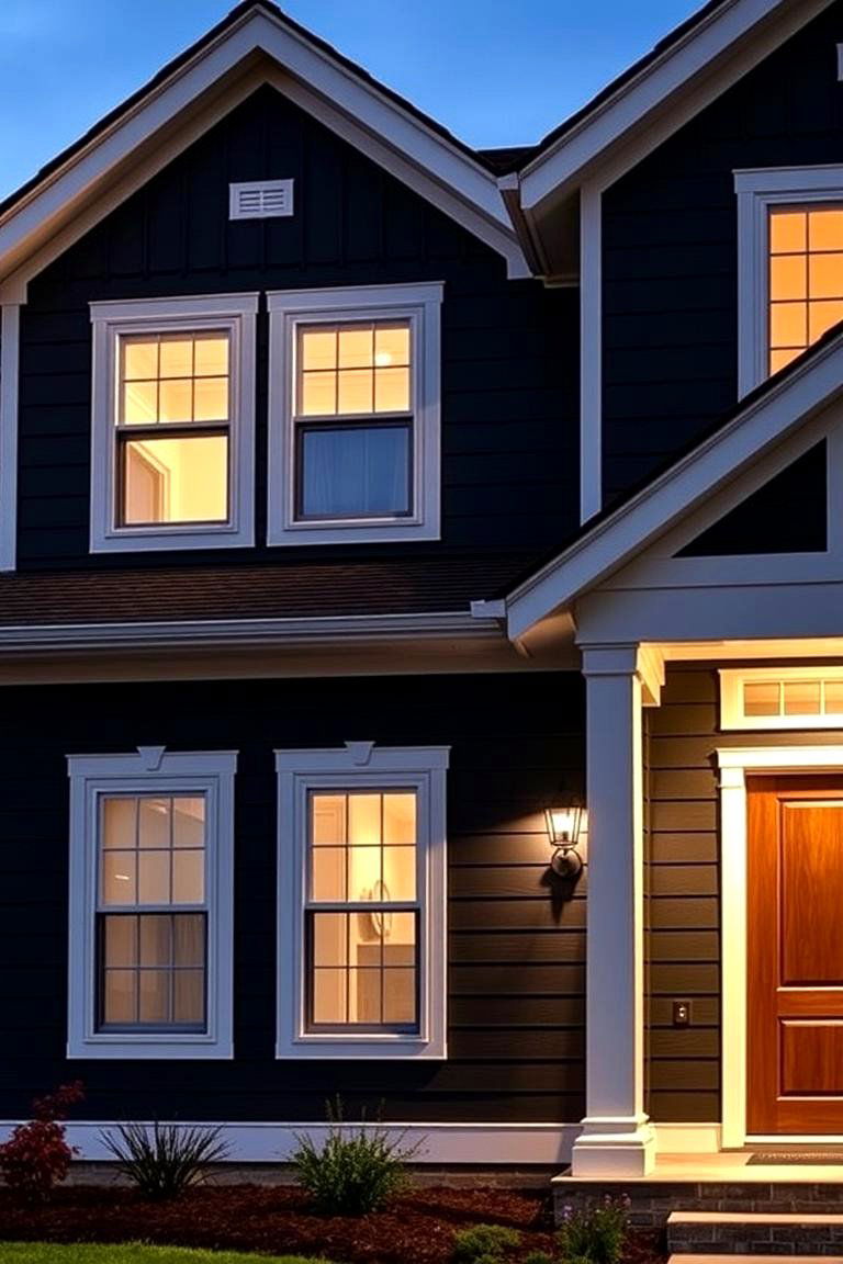 Timeless Black Board and Batten Siding - 24 Board and Batten Siding Colors