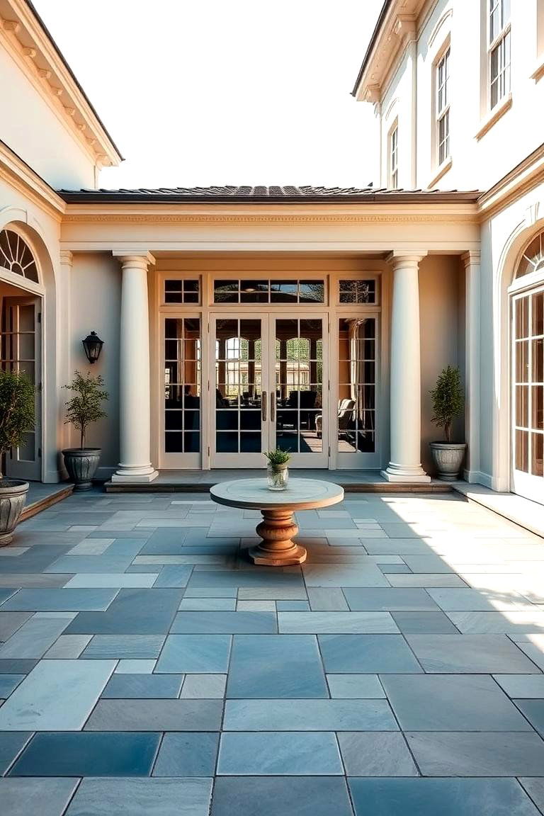 Timeless Bluestone Patio with Classic Elegance - 24 Bluestone Patio Ideas