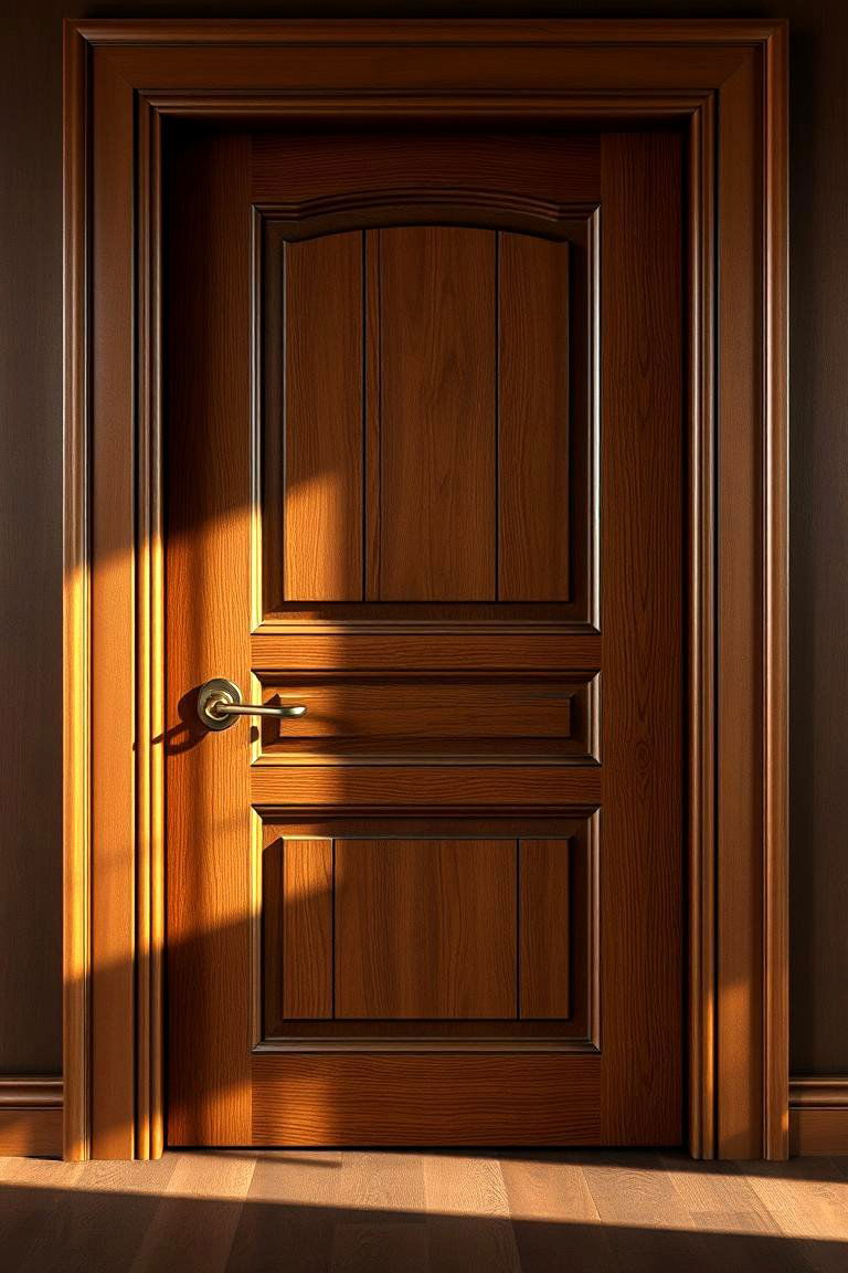 Timeless Chestnut Classic - 24 Stained Front Door Ideas