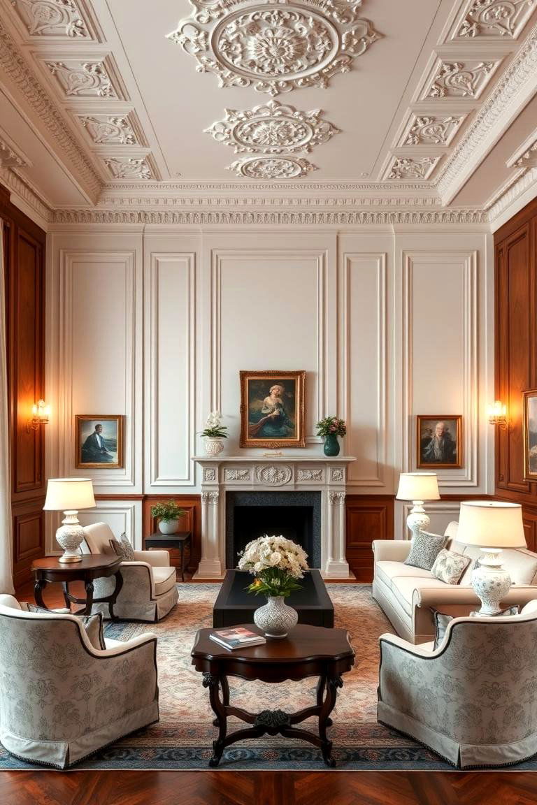 Timeless Classic Elegance - 24 Mansion Living Room Ideas