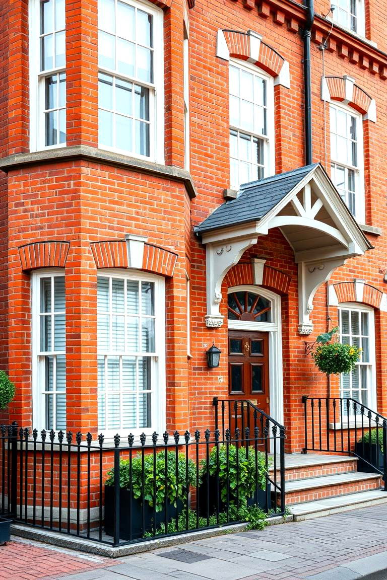 Timeless Classic Red Brick - 24 Exterior Brick Paint Color Ideas