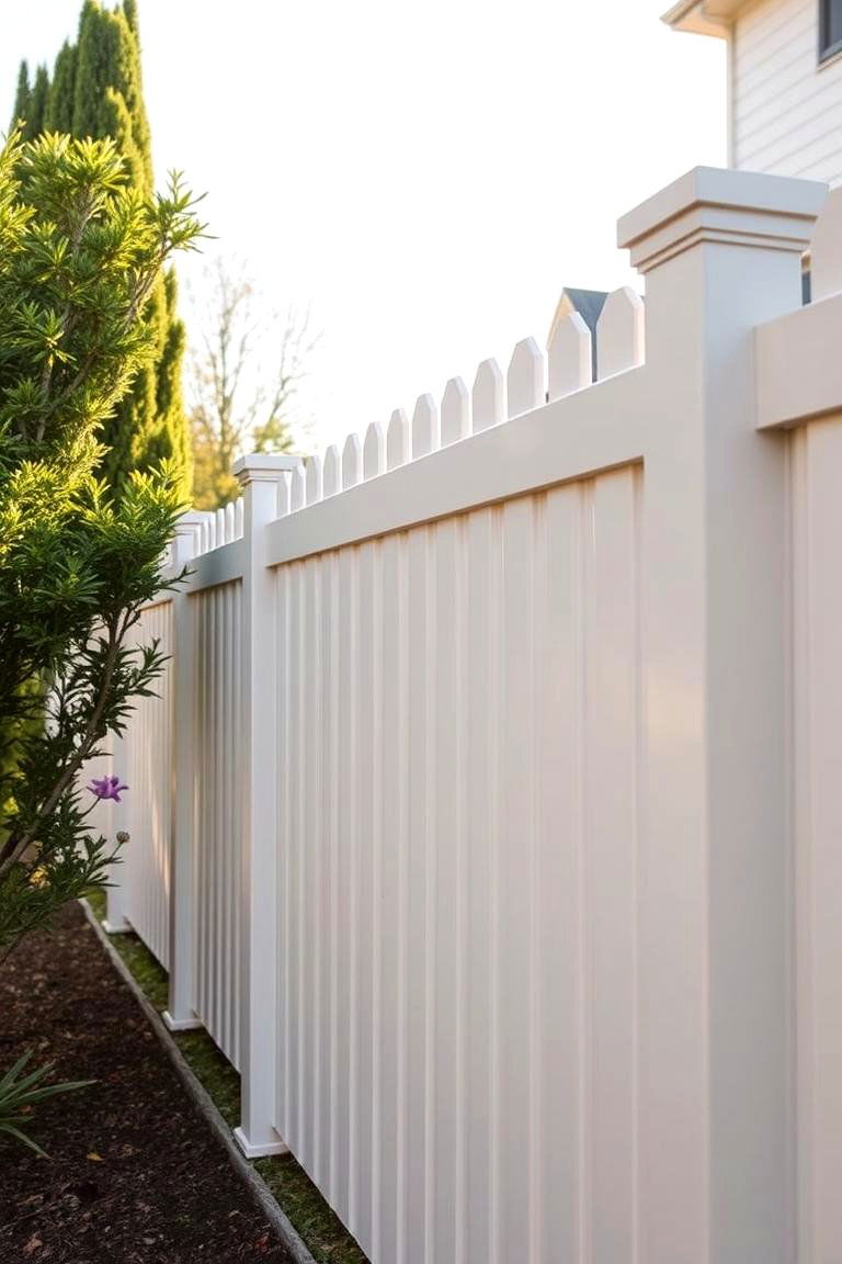Timeless Cream Vinyl Fence - 24 Vinyl Fence Colors