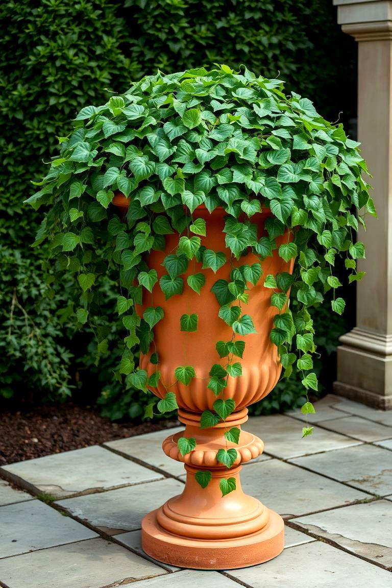 Timeless Decorative Urns - 24 Mediterranean Garden Ideas