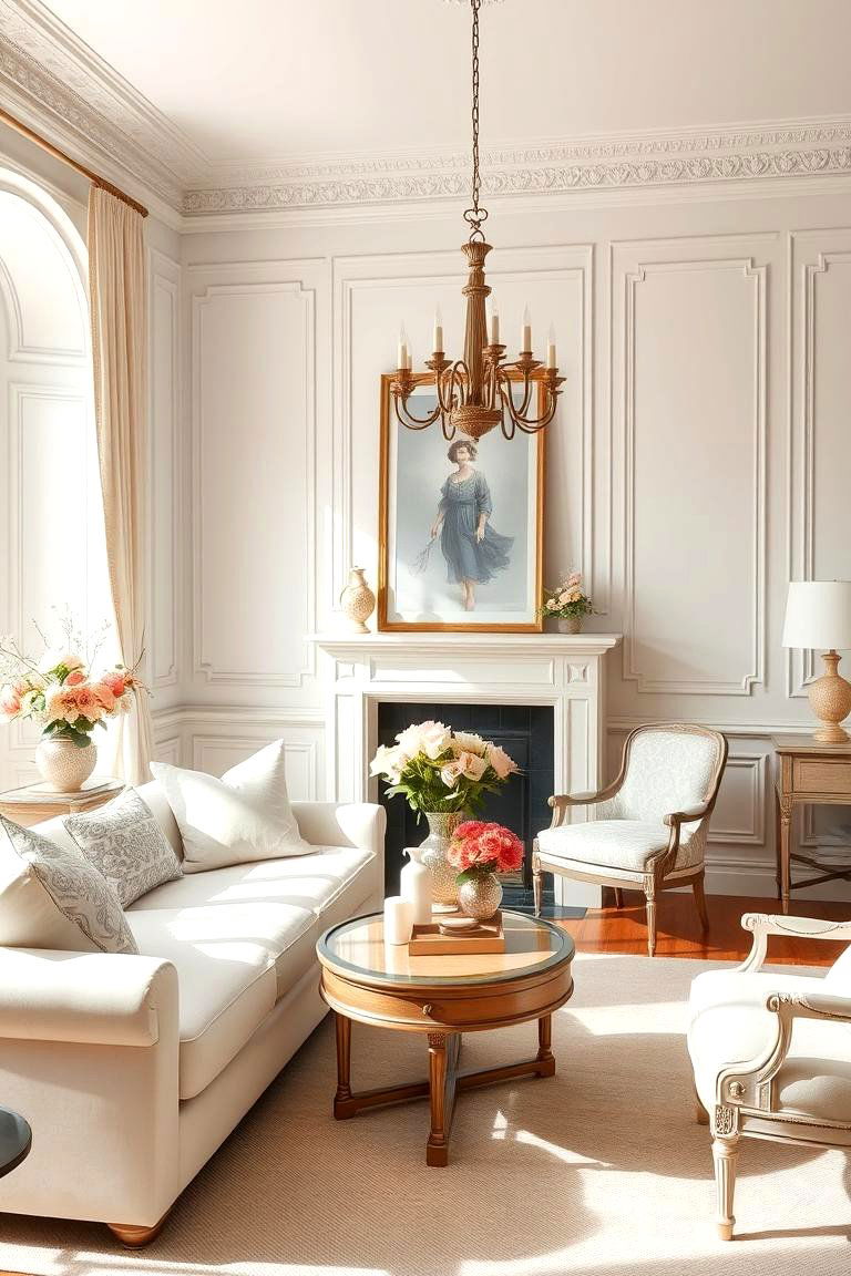 Timeless Duo Cream and Soft Blue - 24 Bedroom Painting Ideas With Two Colors