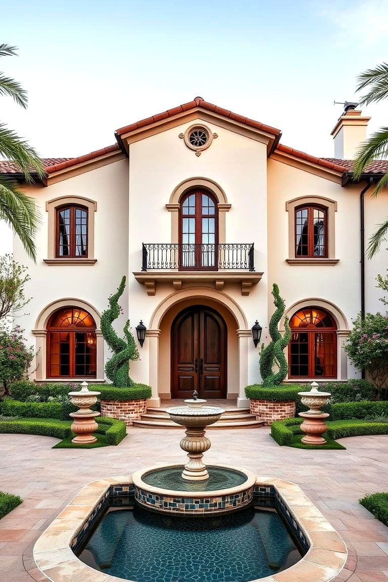 Timeless Elegance Enduring Spanish Mediterranean Aesthetics - 24 Spanish Mediterranean House Ideas