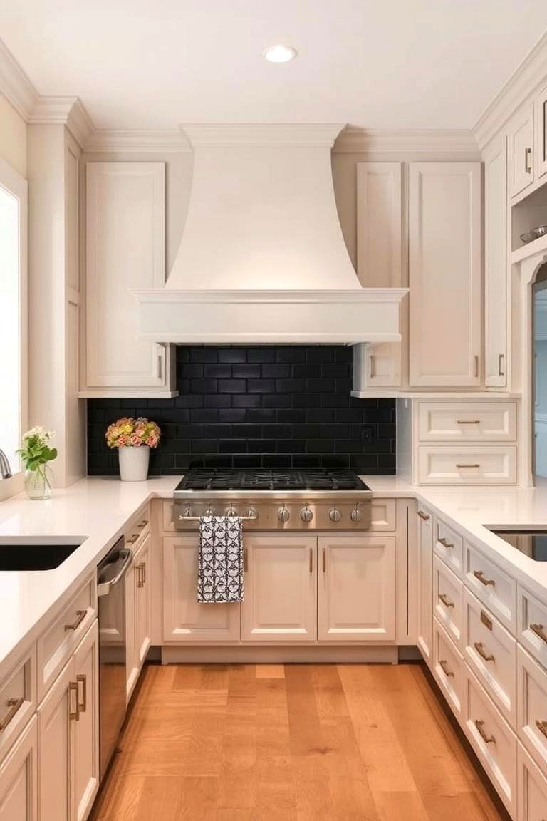 Timeless Elegance in Kitchen With Black Backsplash - 24 Kitchen With Black Backsplash