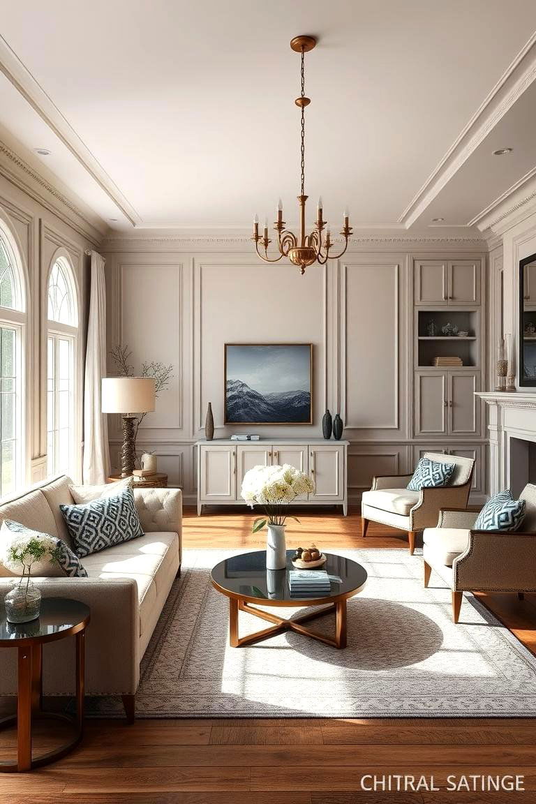 Timeless Furniture Selections - 24 Transitional Interior Design Ideas
