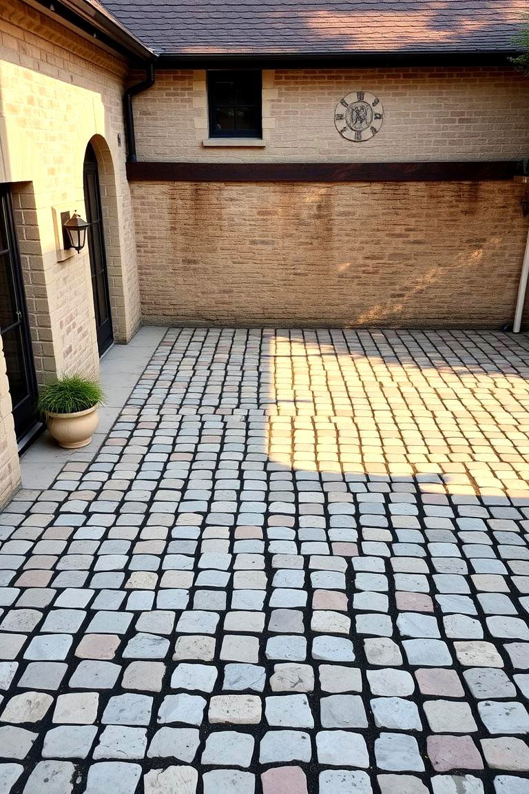 Timeless Heritage Design - 24 cobblestone patio ideas
