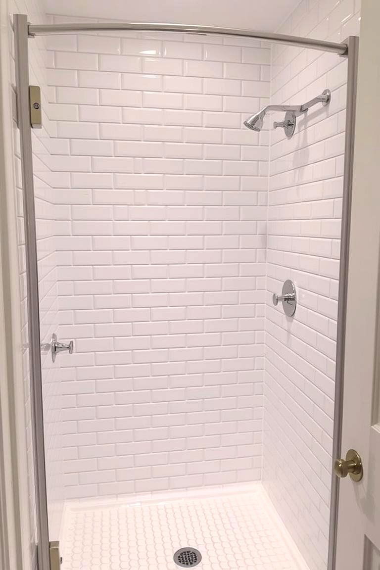 Timeless Style with Subway Tiles - 24 Small Bathroom Walk-in Shower Ideas