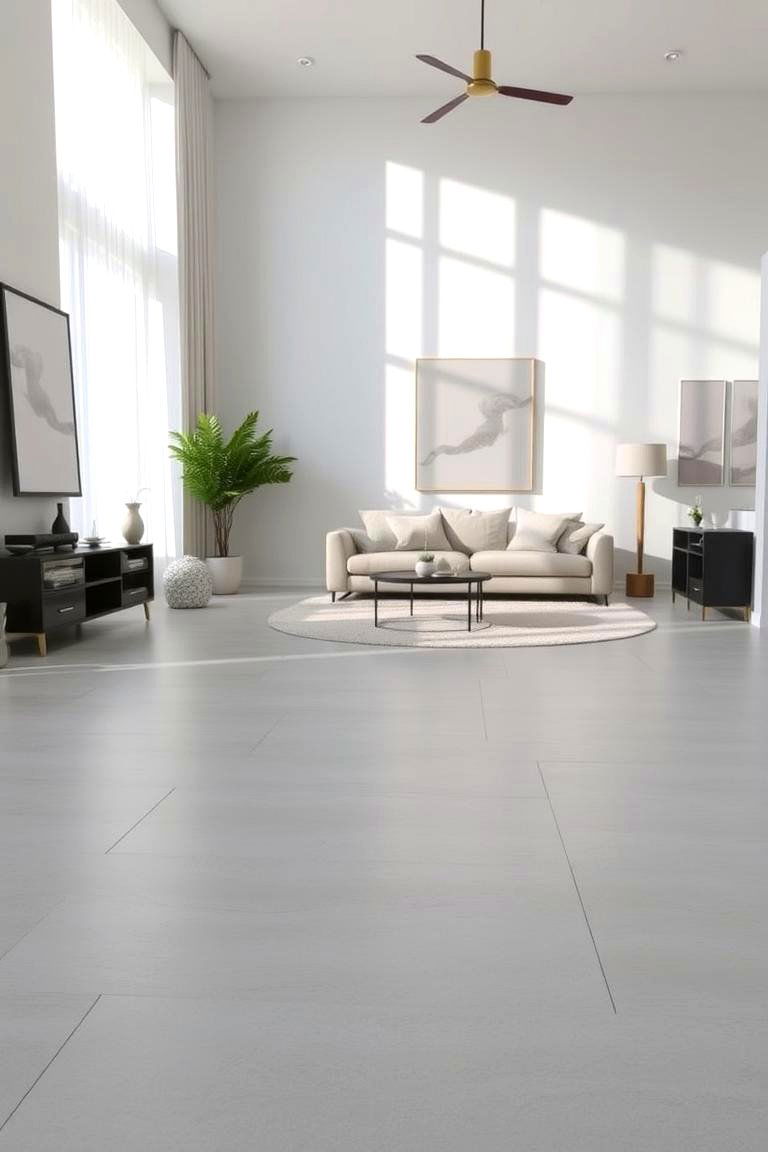 Timeless Tile Flooring - 24 Living Room Flooring Ideas