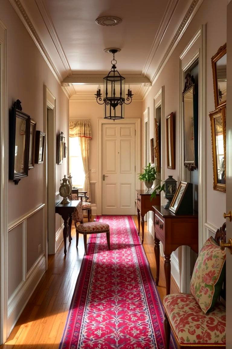 Timeless Victorian Charm Accents - 24 Victorian Hallway Ideas