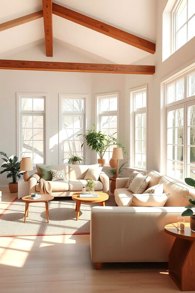 Timeless Warm White - 24 Living Room Paint Colors