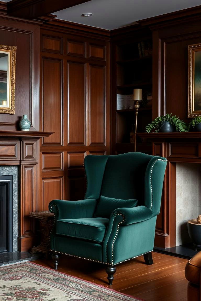 Timeless Wingback Chair - 24 Traditional Interior Design Ideas