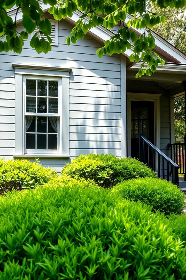 Timeless and Enduring Appeal - 24 Grey House With Black Trim