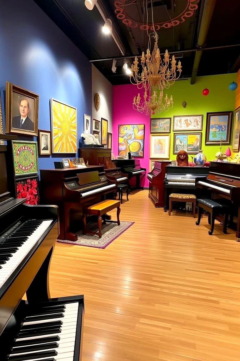To the Artistic Piano Gallery - 24 Piano Room Ideas