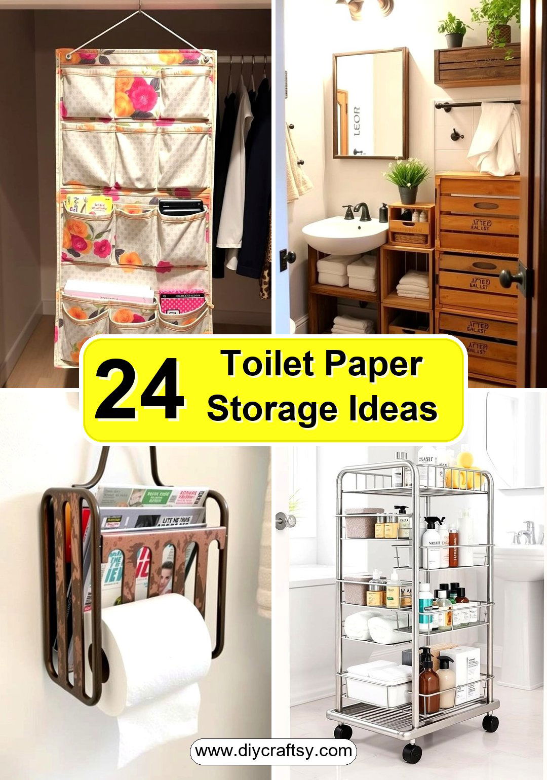 Toilet Paper Storage Ideas