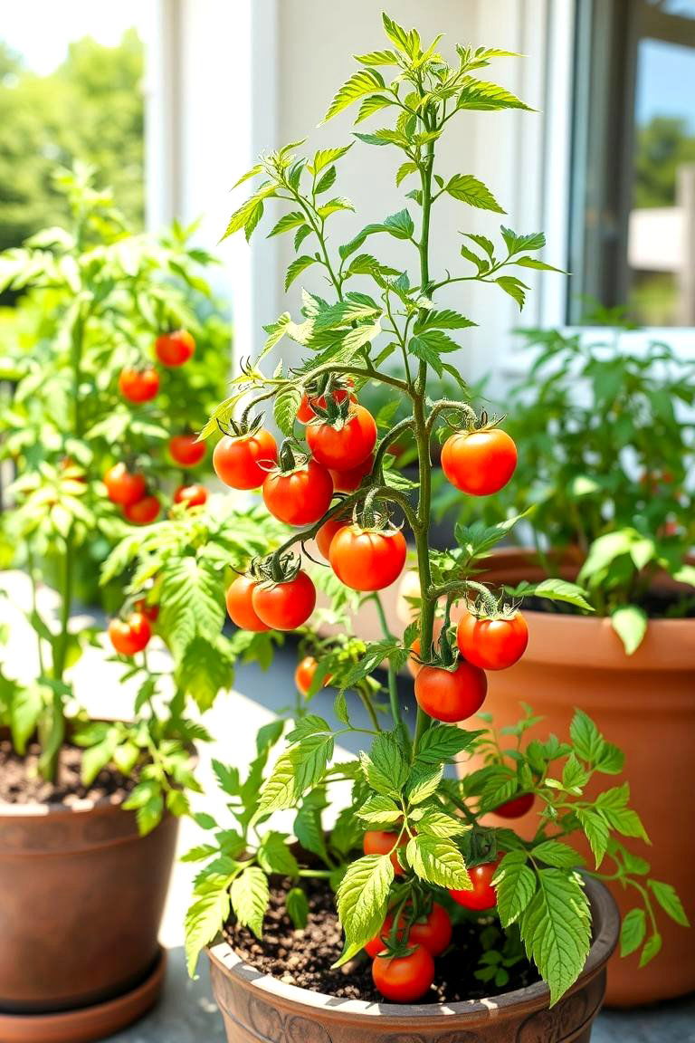 Tomatoes Homegrown Freshness - 24 Patio Plants