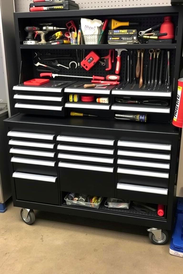 Tool Chest Storage - 24 Garage Storage Ideas