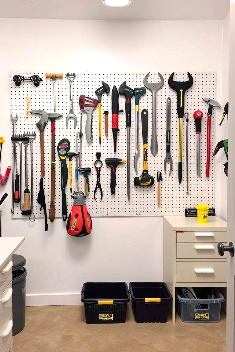 Tool Storage and Organization - 24 Utility Room Ideas