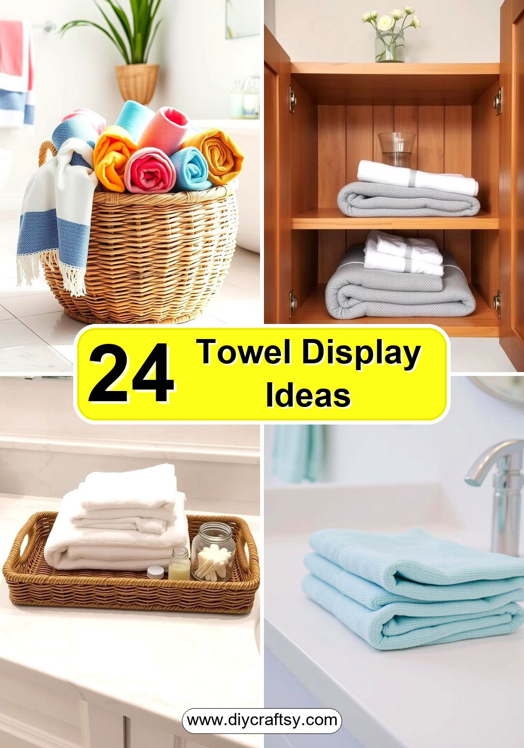 Towel Display Ideas