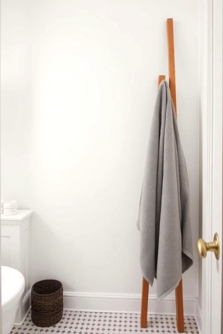 Towel Ladder - 24 Western Bathroom Ideas
