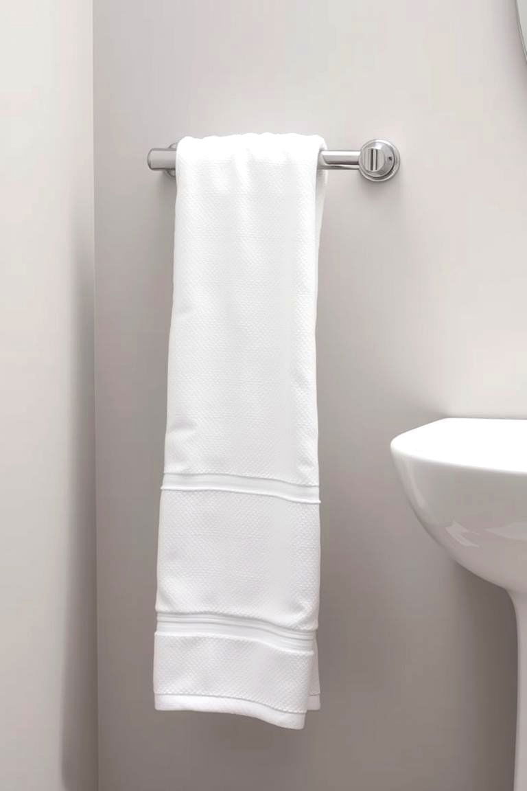 Towel Ring - 24 Bathroom Towel Rack Ideas