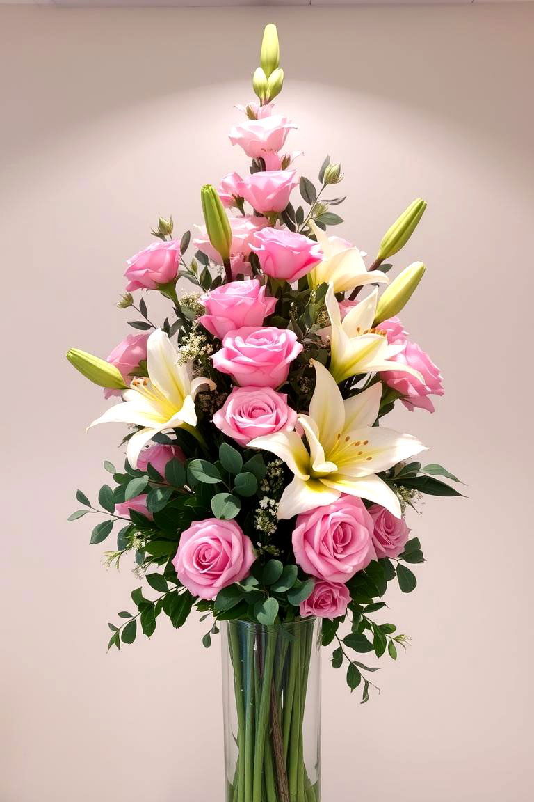Towering Floral Arrangements - 24 Tall Wedding Centerpiece Ideas