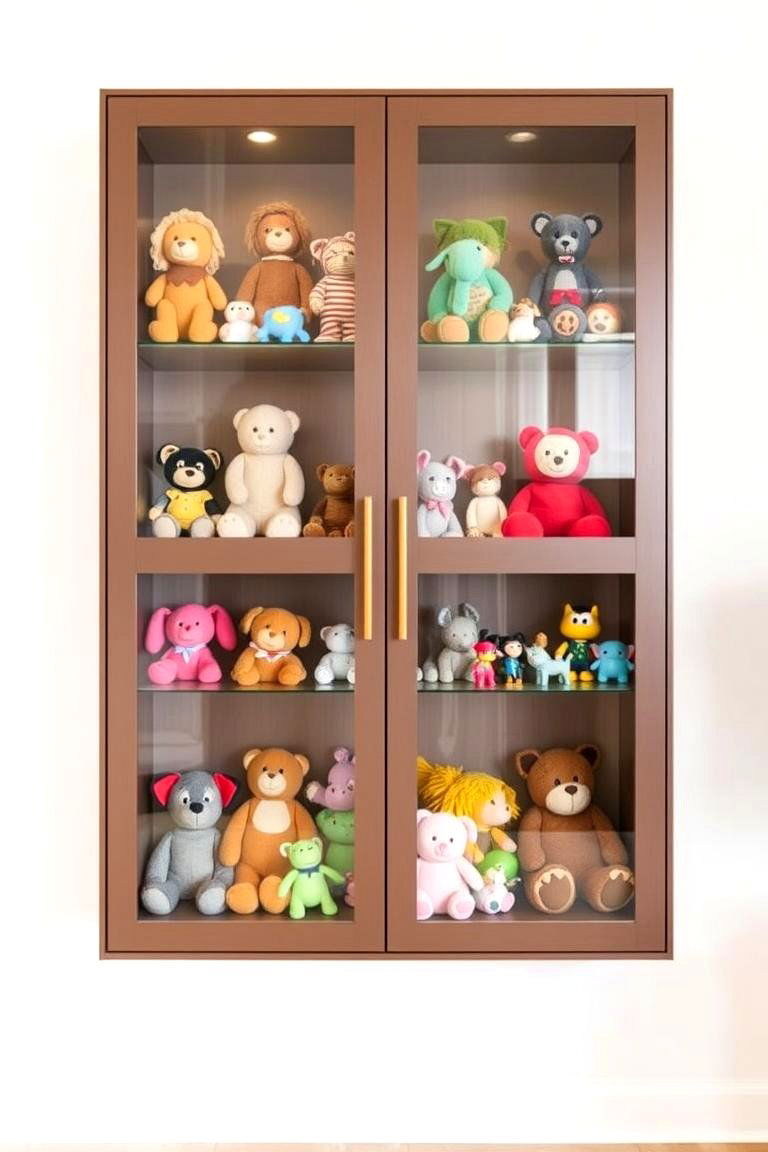 Toy Storage Wall Cabinet - 24 Living Room Toy Storage Ideas