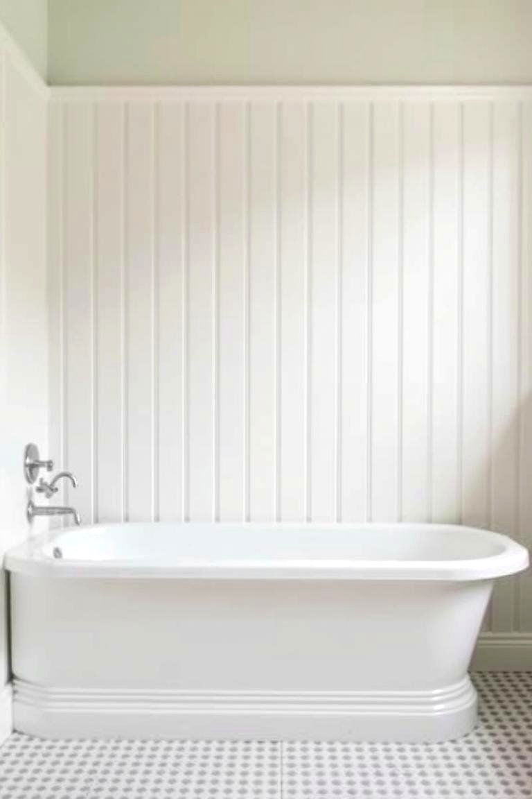 Traditional Beadboard Surround - 24 Bathtub Surround Ideas