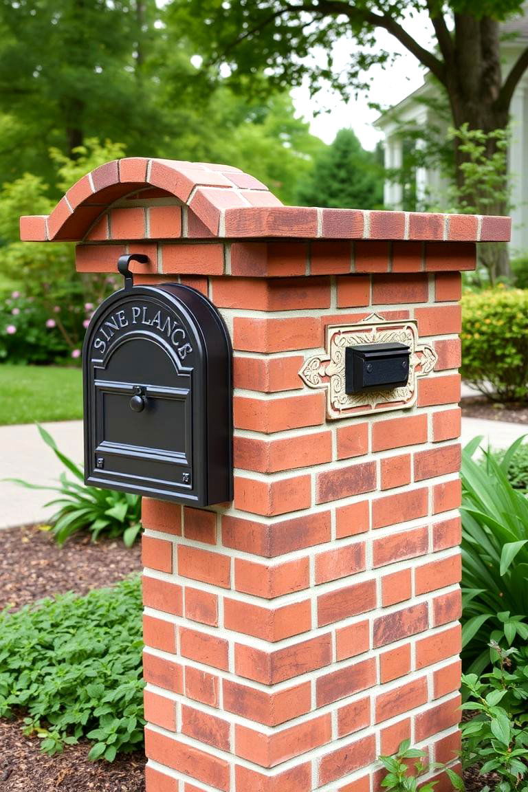 Traditional Brick Mailbox Revival - 24 Brick Mailbox Ideas