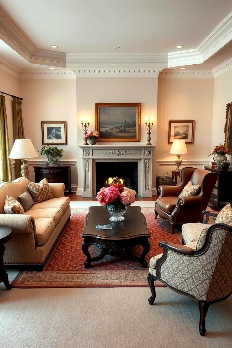 Traditional Console Table - 24 Traditional Living Room Ideas