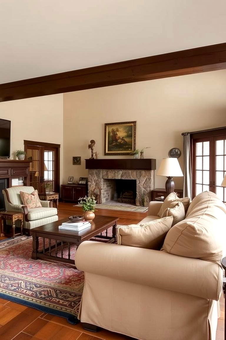 Traditional Country Comfort - 24 Country Living Room Ideas
