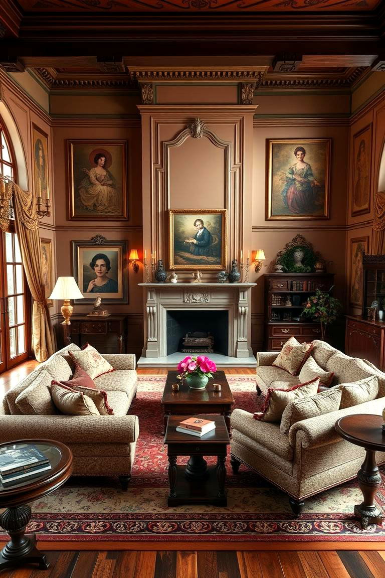 Traditional Elegance with Timeless Appeal - 24 Living Room Ideas With Sectionals and Fireplace