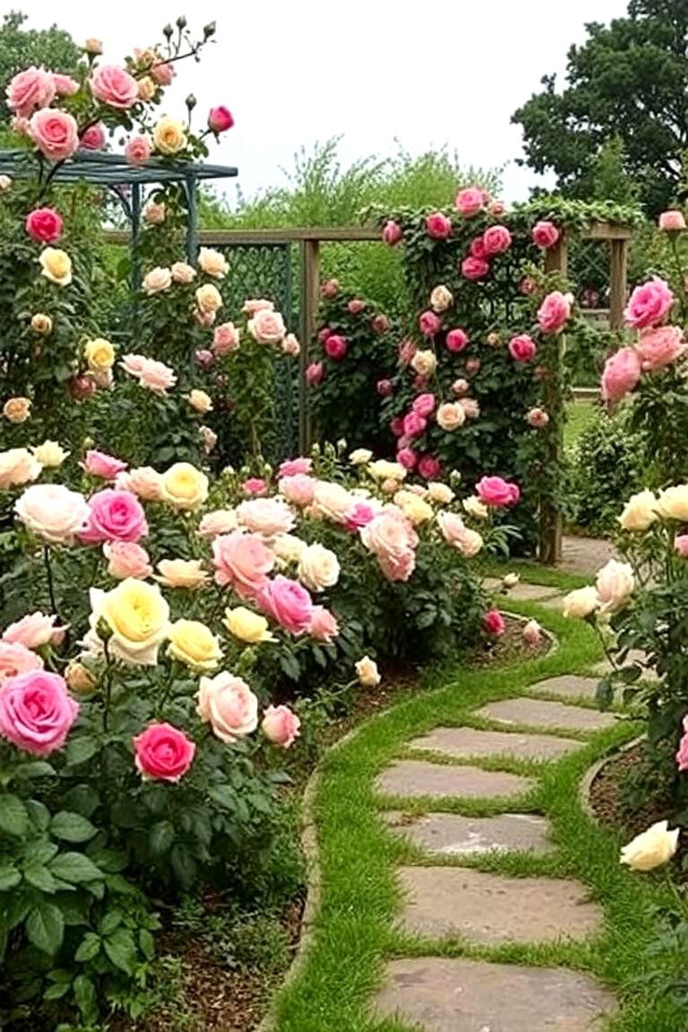 Traditional English Rose Garden - 24 English Garden Ideas