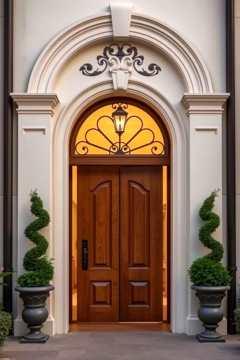 Traditional Entry Arch - 24 Mediterranean Front Door Ideas