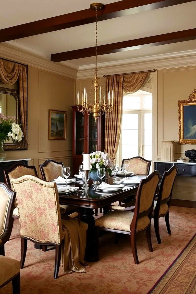 Traditional Formal Dining Room - 24 Room Decorating Ideas