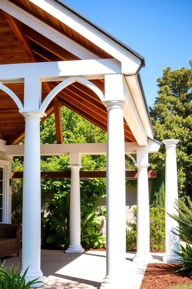 Traditional Gabled Roof Patio - 24 Covered Patio Ideas