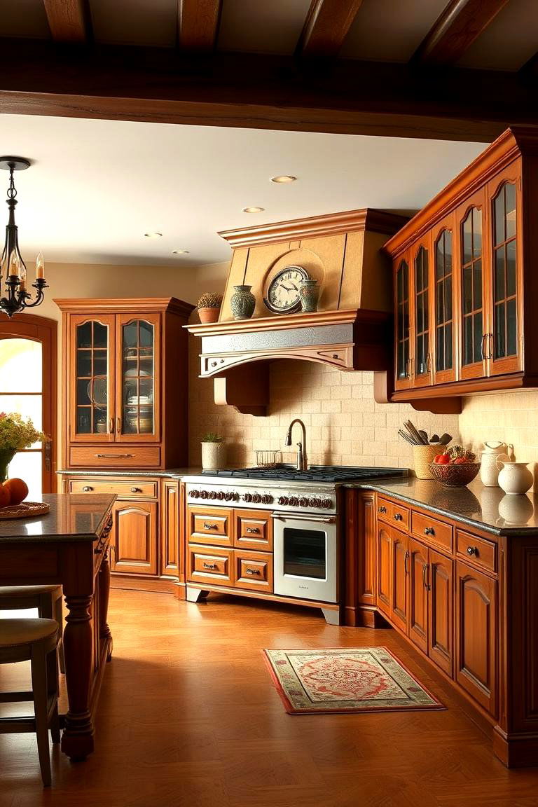 Traditional Italian Wood Finishes - 24 Italian Kitchen Design Ideas