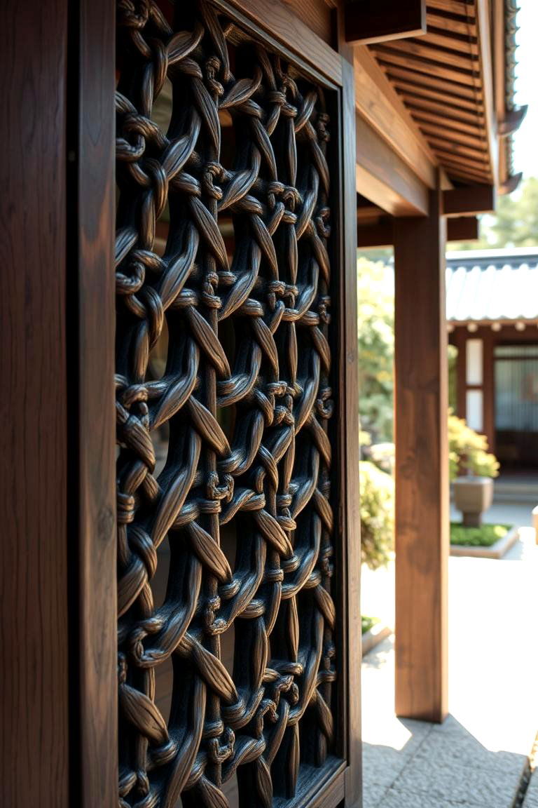 Traditional Japanese Knot Garden Gate - 24 Japanese Garden Gate Design Ideas