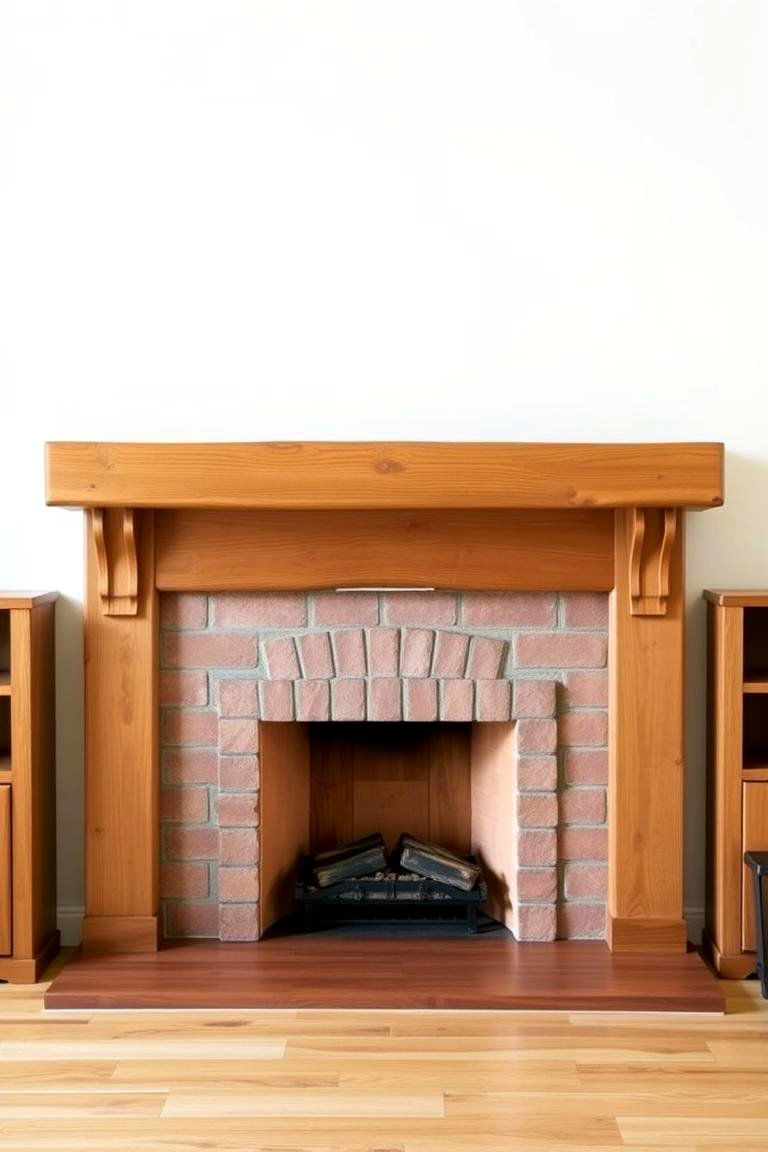 Traditional Oak Mantel - 24 Traditional Fireplaces