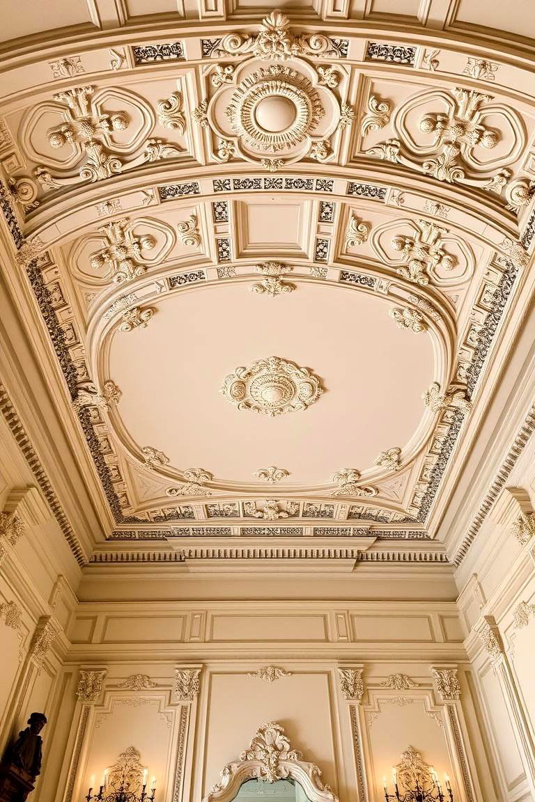 Traditional Ornate Detailing - 24 Vaulted Ceiling Ideas