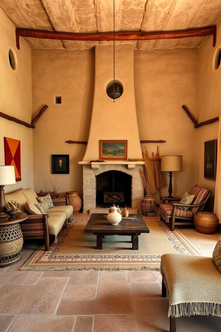 Traditional Pueblo Style - 24 Southwest Living Room Ideas